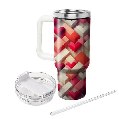Charming Heart Motif  Tumblers For Gifts