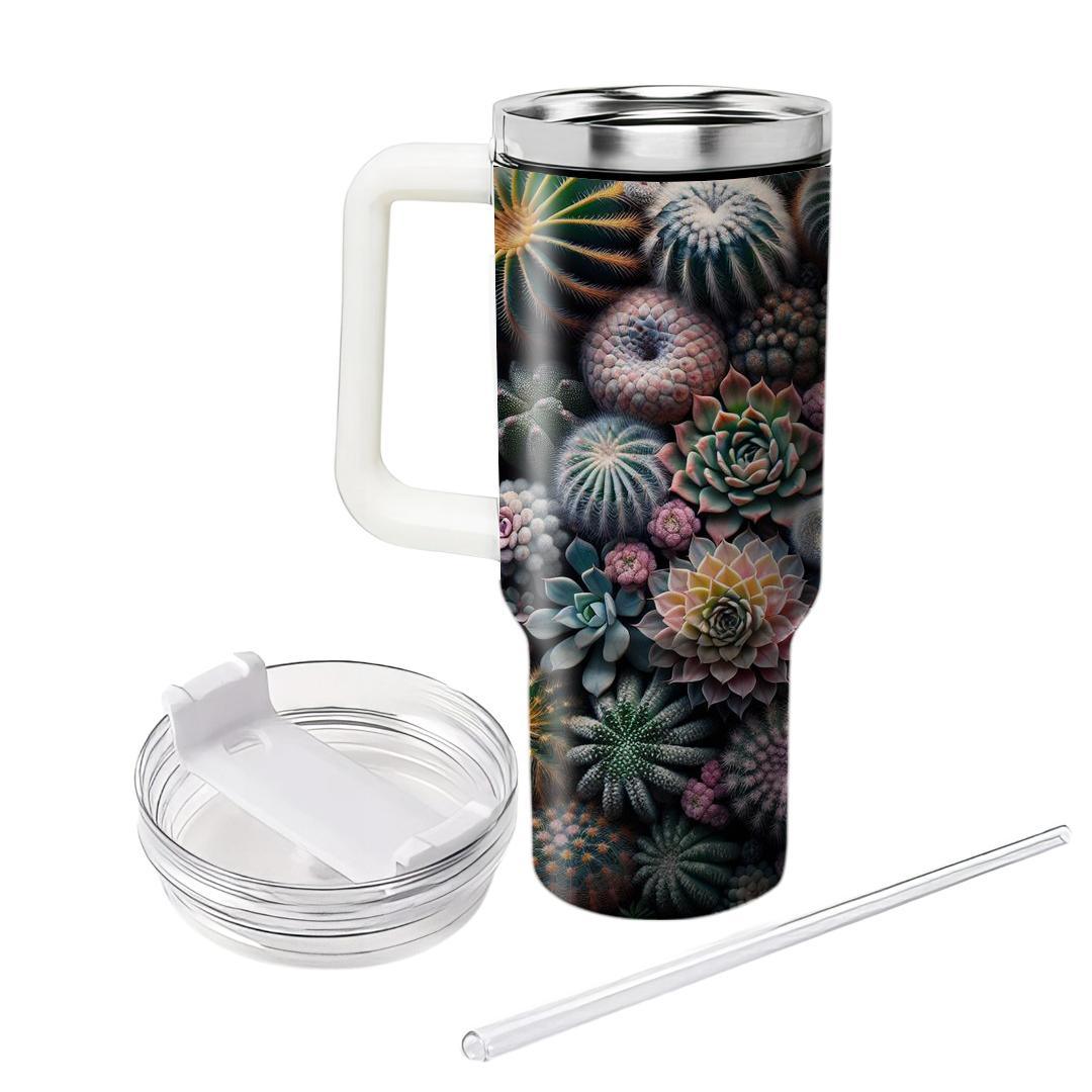 Blossoming Cactus Bloom  Unique Tumblers