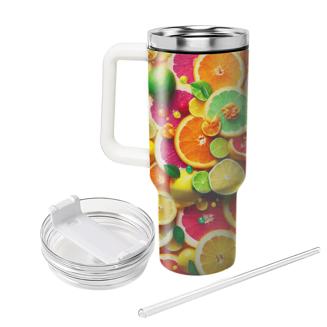 Summer Citrus Delight  Decorative Tumblers