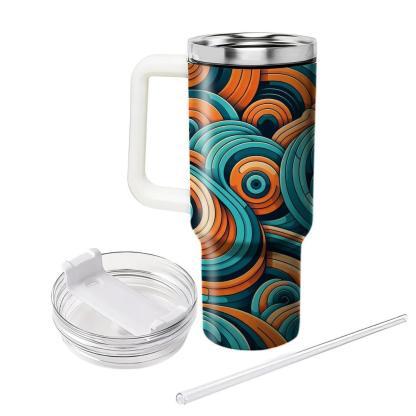 Geometric Spiral Frames  Tumblers For Gifts