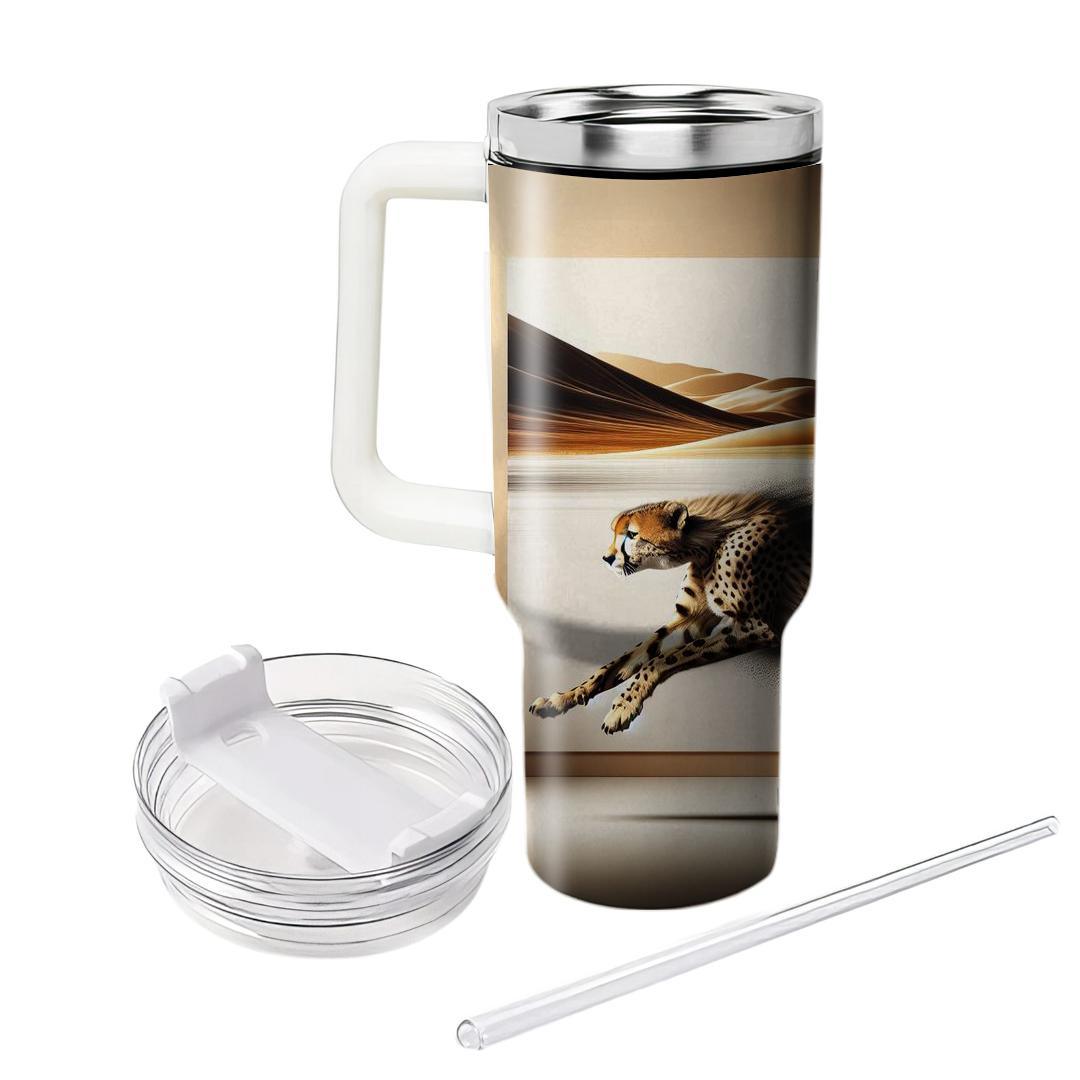 Chic Cheetah Dash  Travel Tumblers
