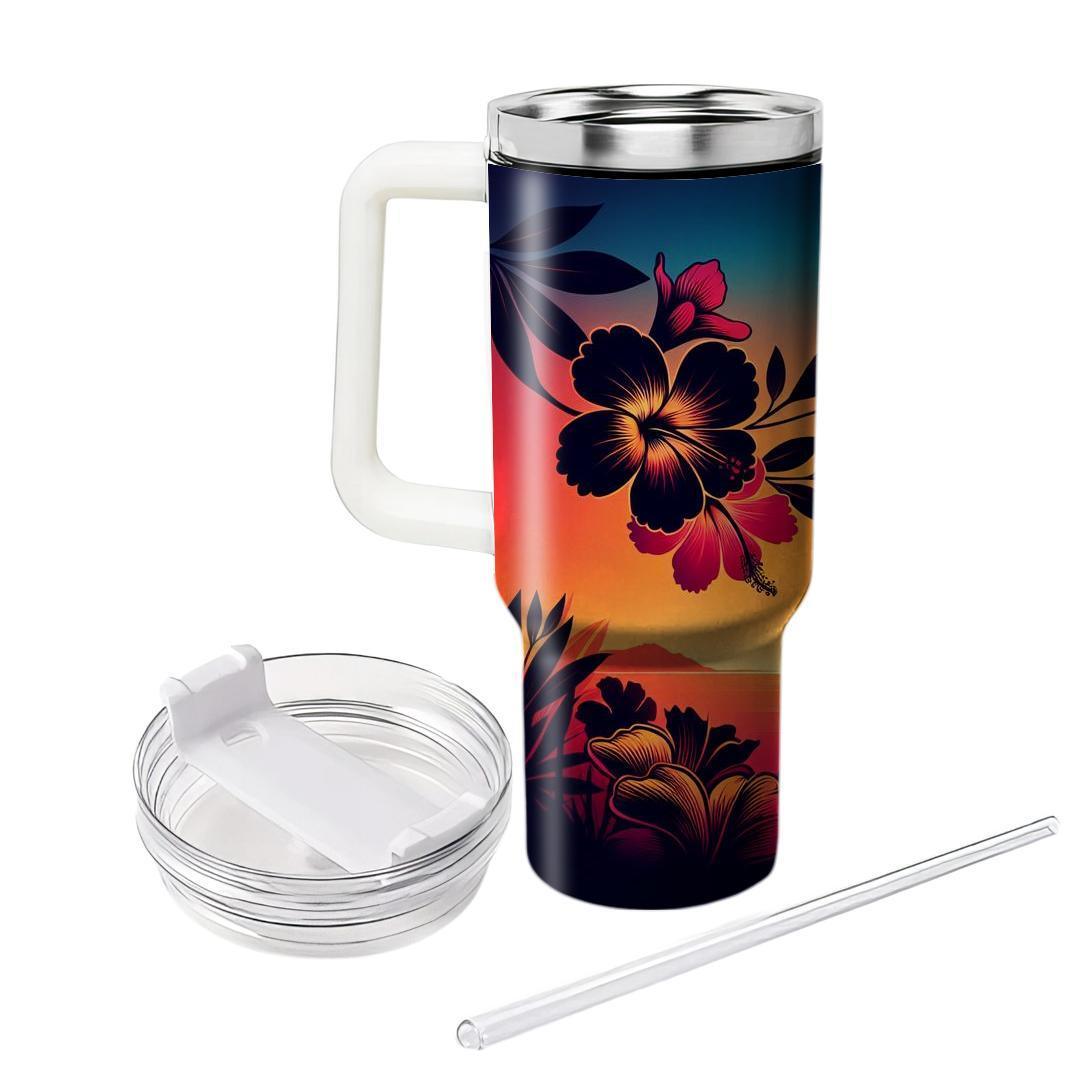 Dreamy Tropical Sunset  Insulated Tumblers