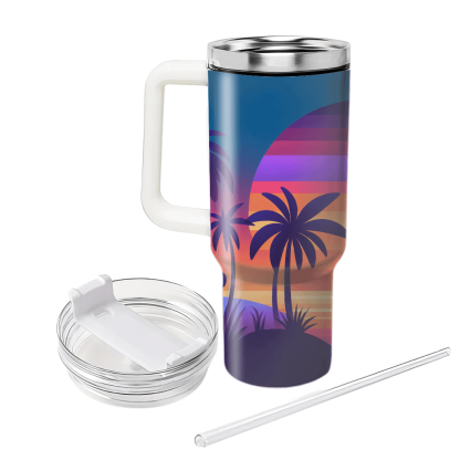 Colorful Sunset Palms  Tumblers For Gifts
