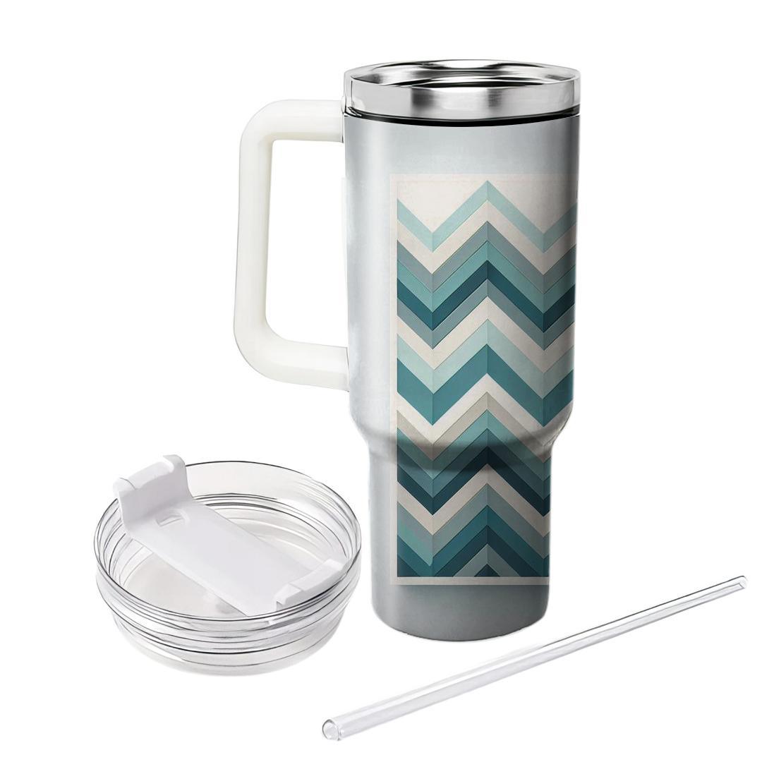 Harmonious Chevron Waves  Insulated Tumblers