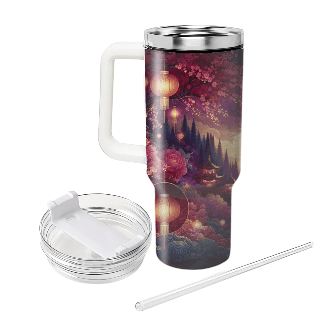 Enchanted Twilight - Lunar New Year  Decorative Tumblers