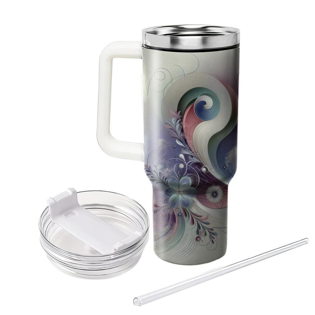 Ethereal Echoes - A Modern Spring Equinox  Tumbler Cups