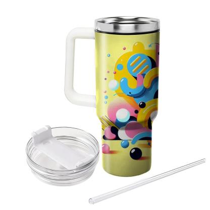 Abstract 80s  Personalized Tumblers