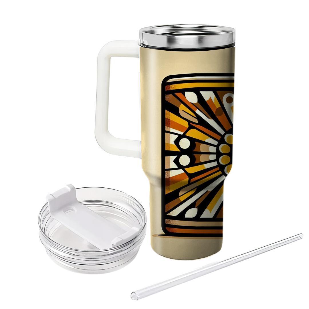 Sunburst Groove  Tumbler Cups