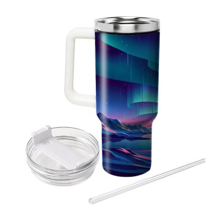 Winter Polar Symphony  Travel Tumblers