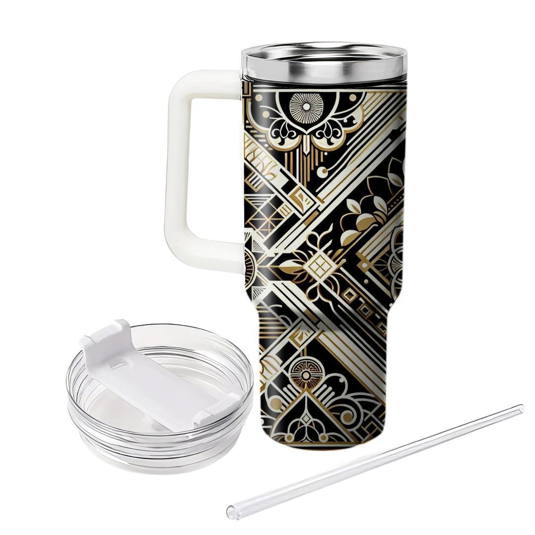 Elegant Art Deco Motif  Tumblers For Gifts