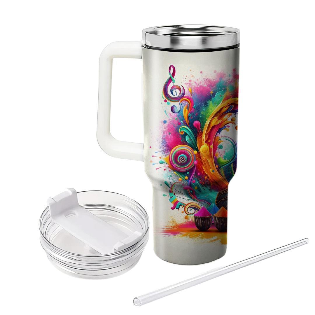 Festival Of Light And Sound - A Unique Holi  Tumbler Cups
