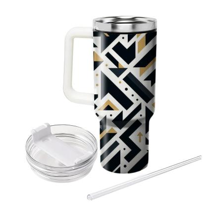 Seamless Geometric Arrow  Tumblers For Gifts