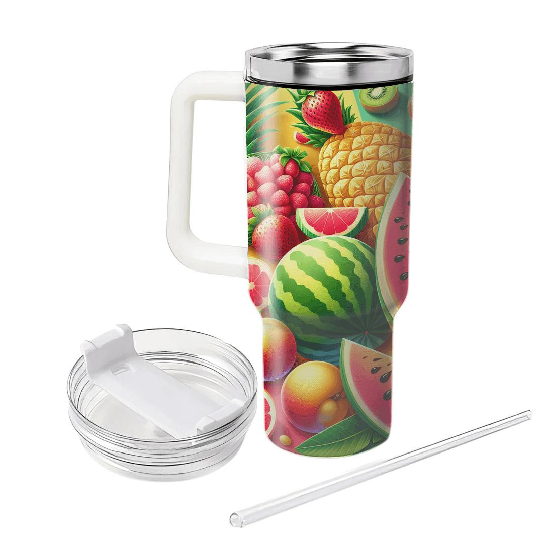 Summer Fruit Festival  Personalized Tumblers