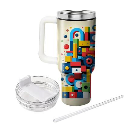 Dynamic Color Blocks  Tumbler Cups