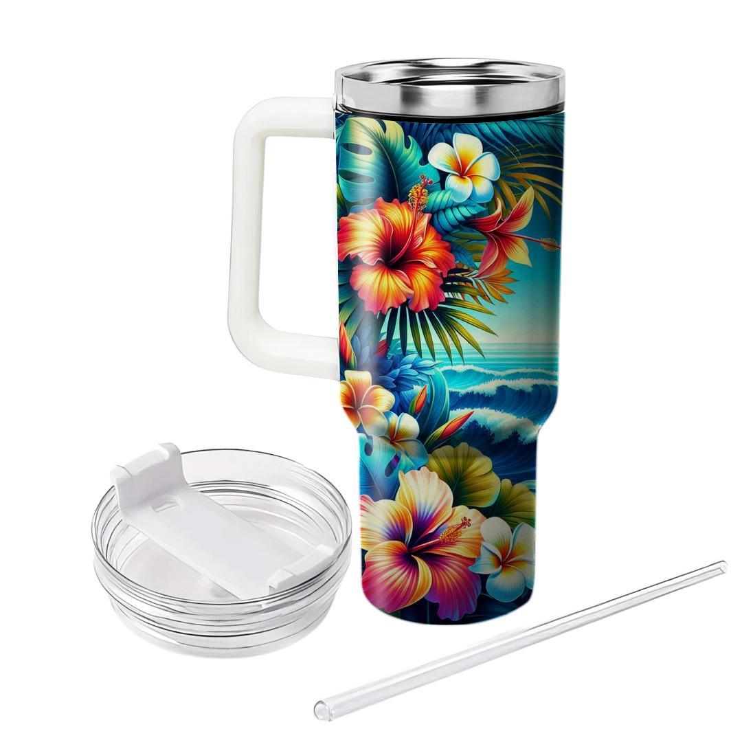 Tropical Blooms Delight  Tumblers For Gifts