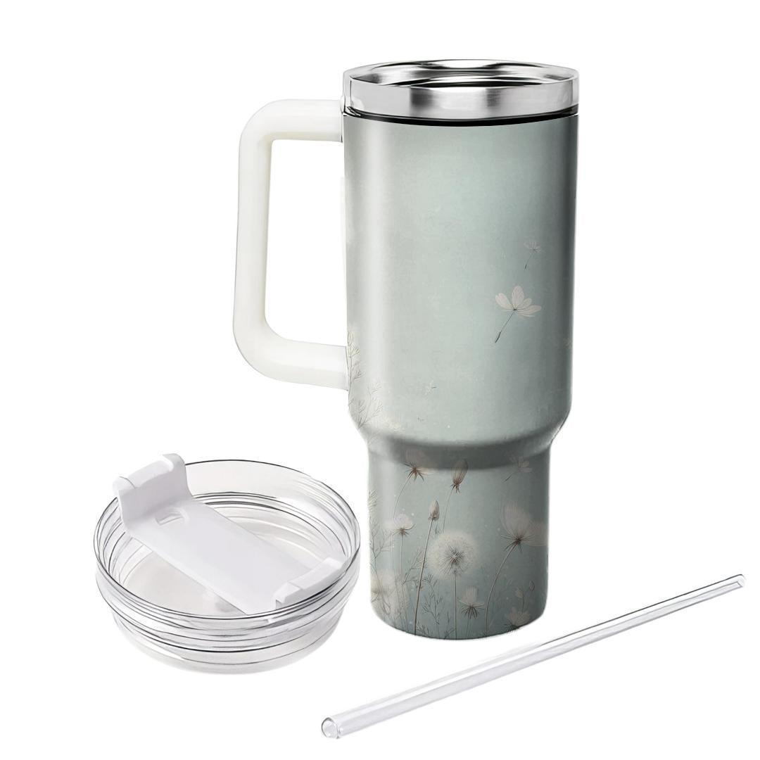 Artful Dandelion Dreams  Travel Tumblers