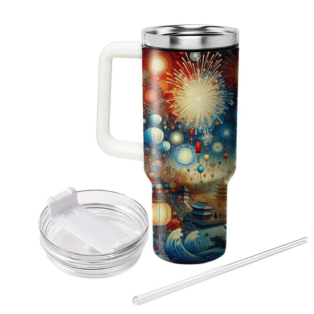 Wonders Of Tradition - New Year’s Cultural Celebration  Tumblers With Lids