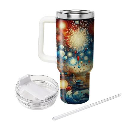 Wonders Of Tradition - New Year’s Cultural Celebration  Tumblers With Lids