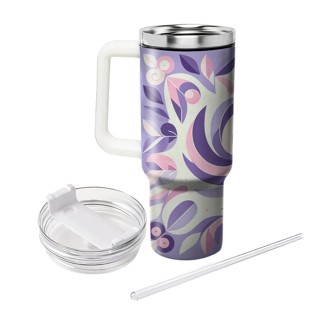 Whimsical Spiral Petals  Tumblers For Gifts