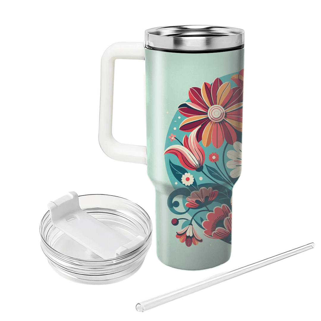 Flower Power Burst  Custom Tumblers