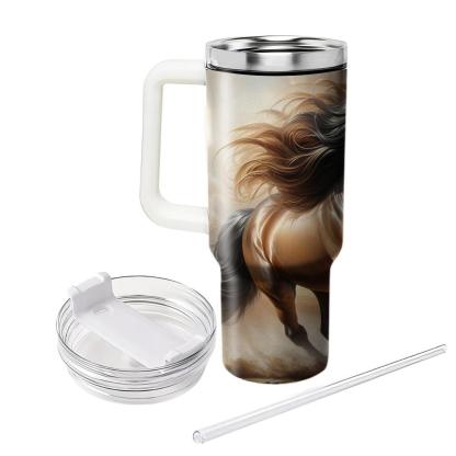 Noble Horse Gallop  Tumblers With Lids