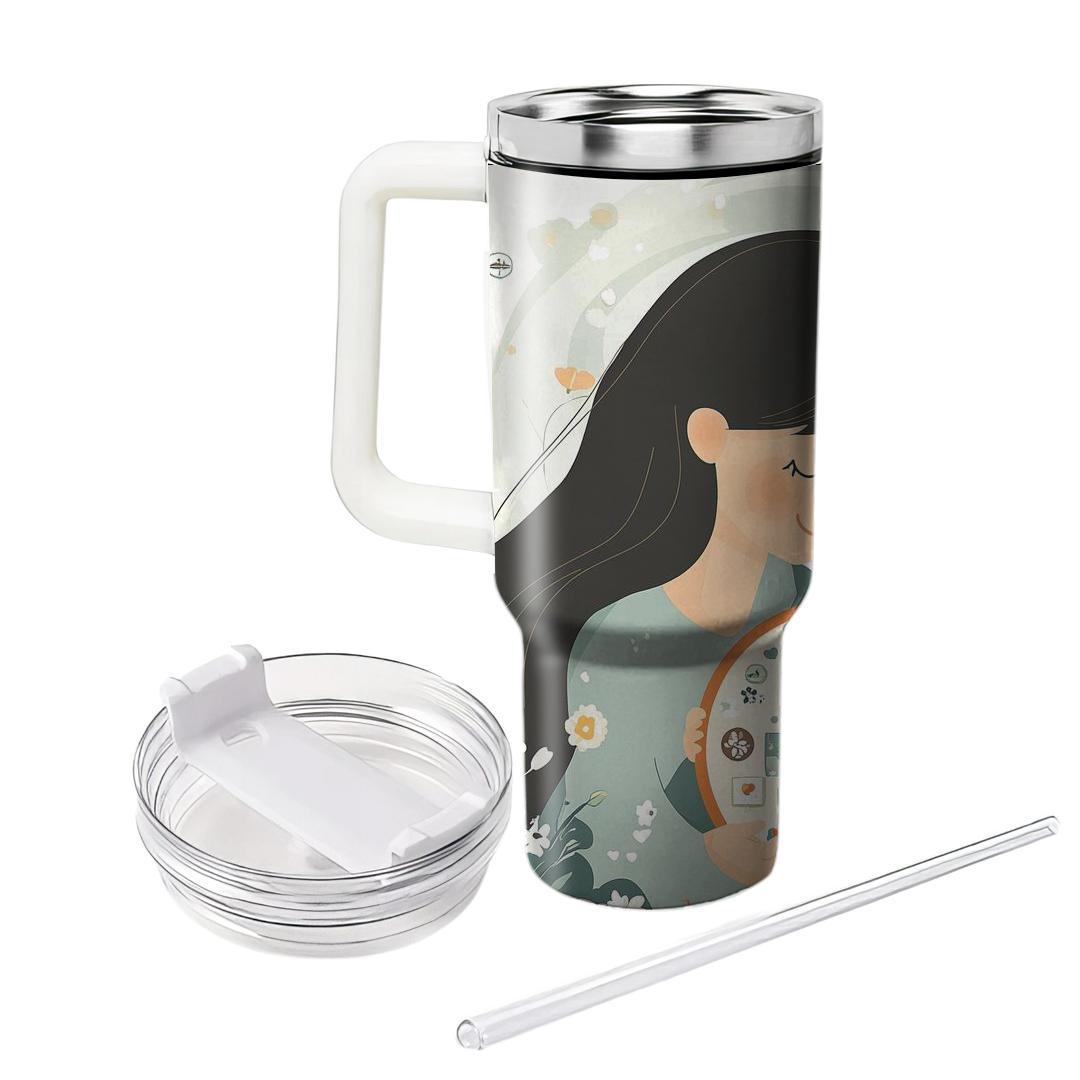 The Circle Of Love: A Mother’s Unbreakable Bond Tumblers With Lids