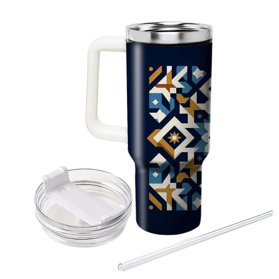 Intricate Moroccan Mosaic  Custom Tumblers