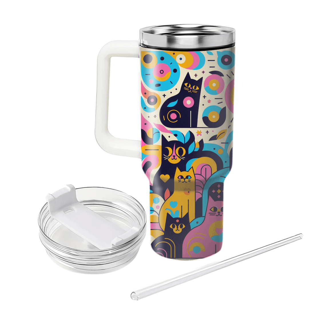 Charming Cat Vibes  Custom Tumblers