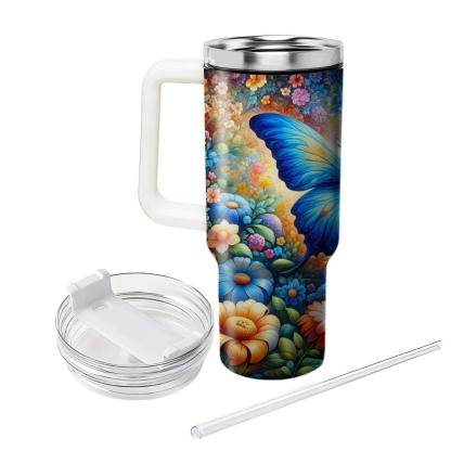 Dazzling Butterfly Bliss  Travel Tumblers
