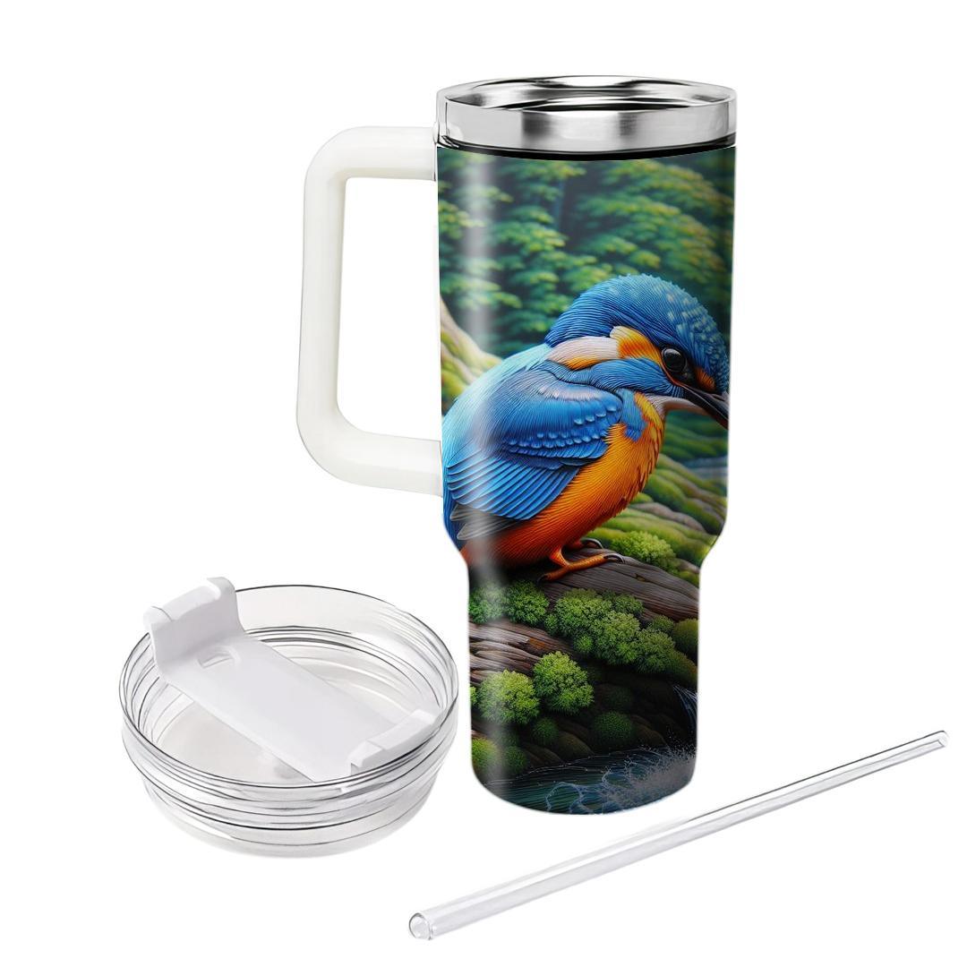 Regal Kingfisher Cascade  Travel Tumblers