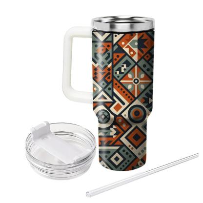 Earthy Tribal Mosaic  Tumblers For Gifts