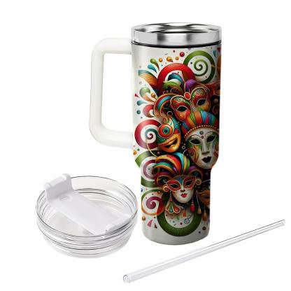 Festival Of Masks - A Cultural Carnival  Tumbler Cups