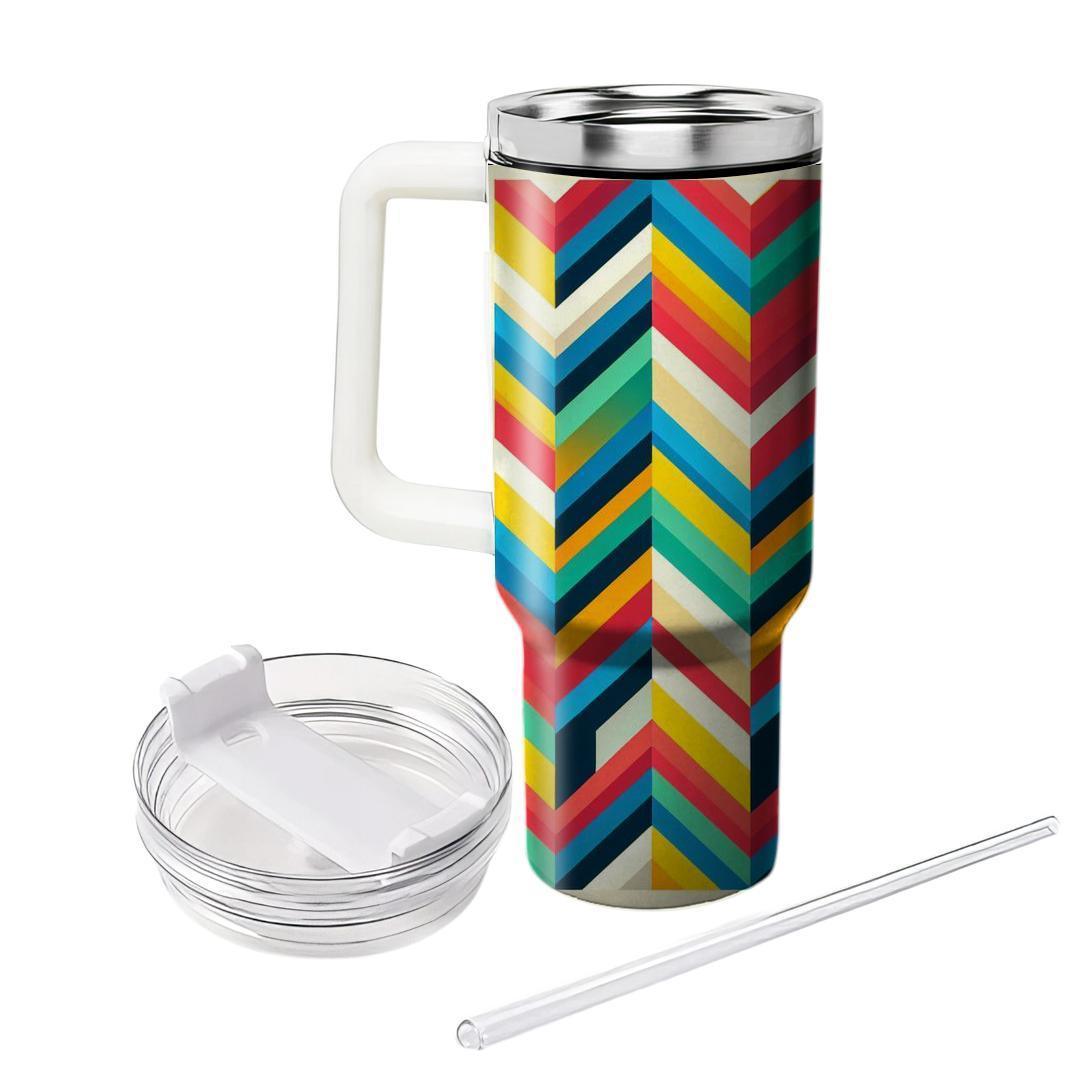 Prismatic Chevron Delight  Tumblers For Gifts