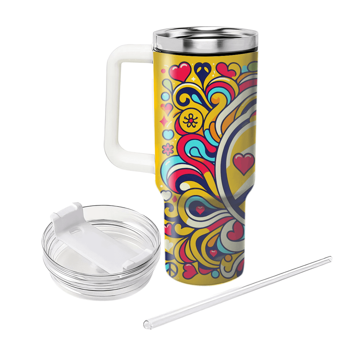 Hippie Soul Peace  Custom Tumblers