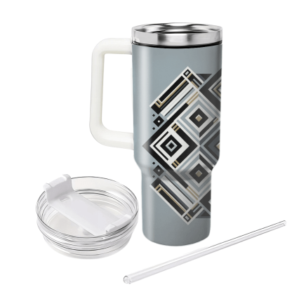 Chic Geometric Diamond  Custom Tumblers