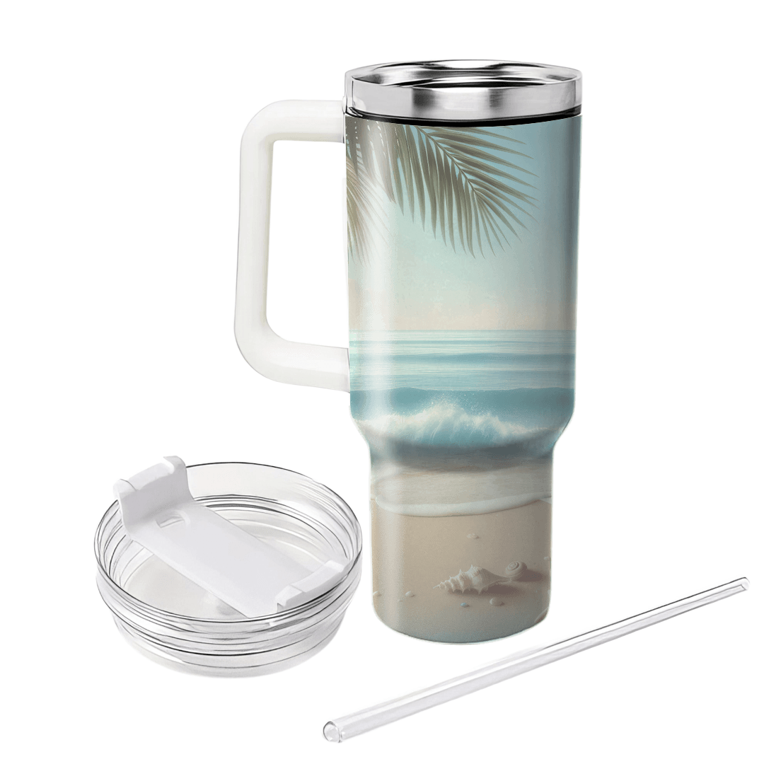 Summer Coastal Serenity  Personalized Tumblers