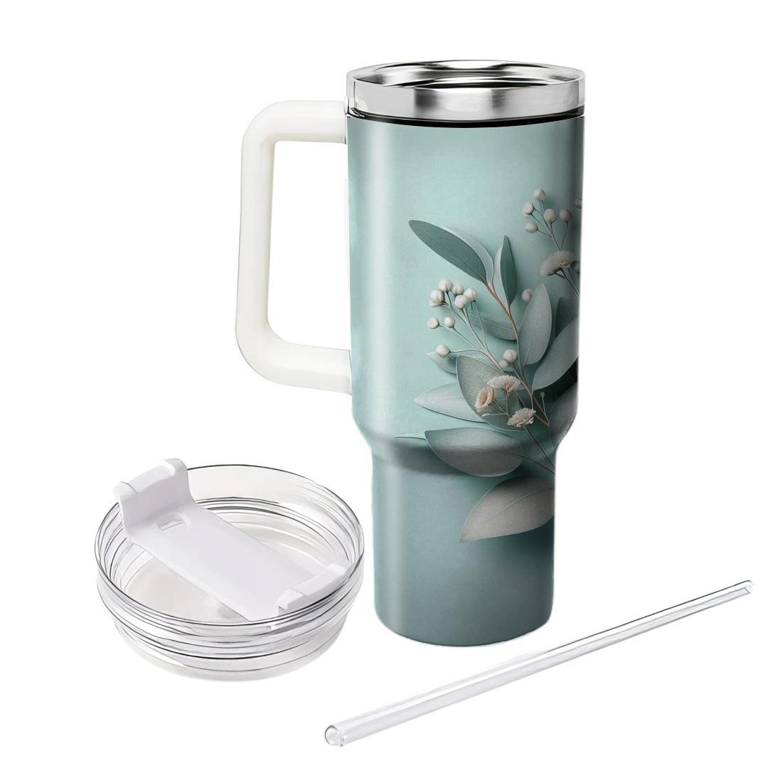 Enchanting Eucalyptus Blooms  Tumbler Cups