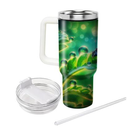 Charming Ladybug Meadow  Tumblers With Lids