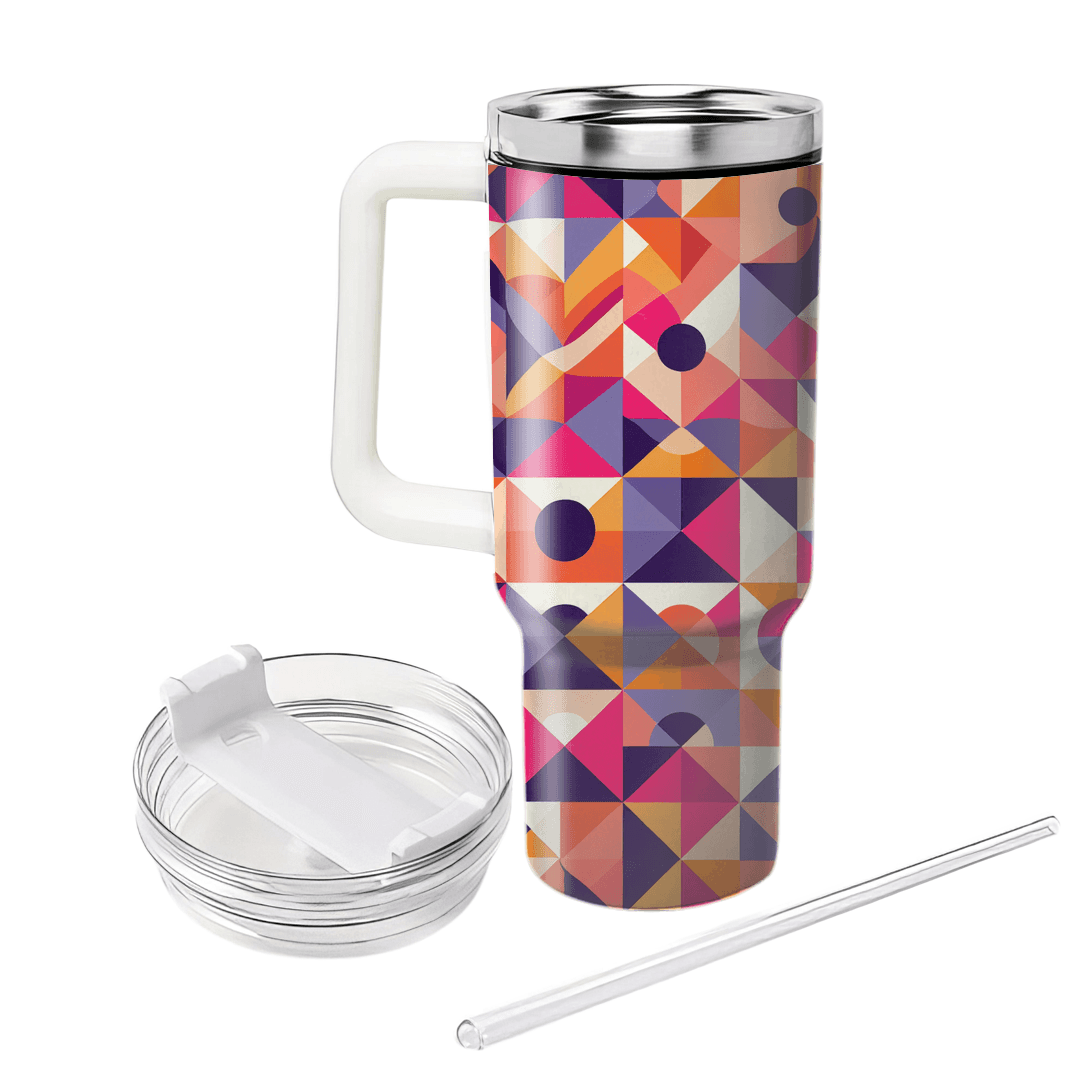 Triangular Mosaic Dream  Tumbler Cups