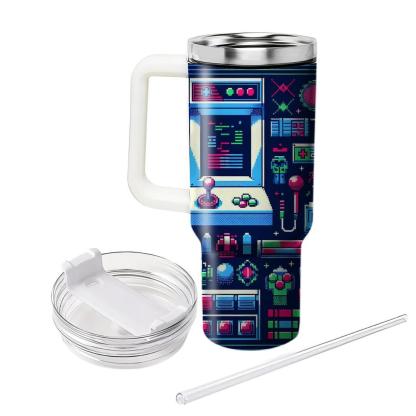 Electric Arcade Rush  Personalized Tumblers