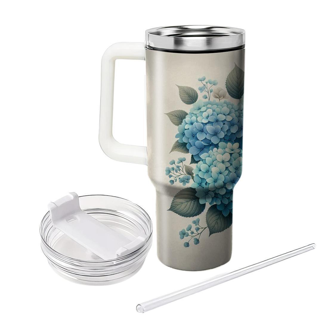 Ocean Breeze Hydrangea  Tumbler Cups