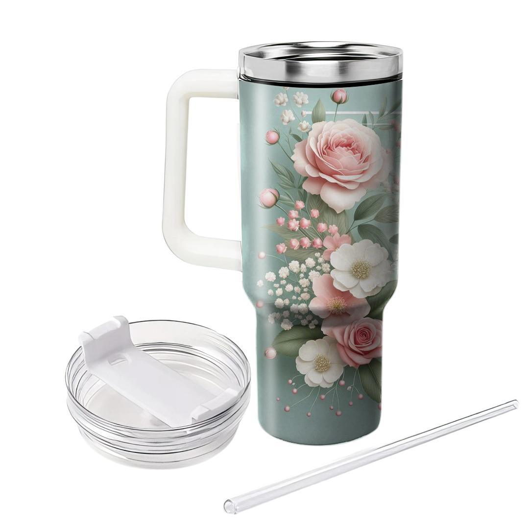 Delicate Blooming Garden  Tumblers For Gifts
