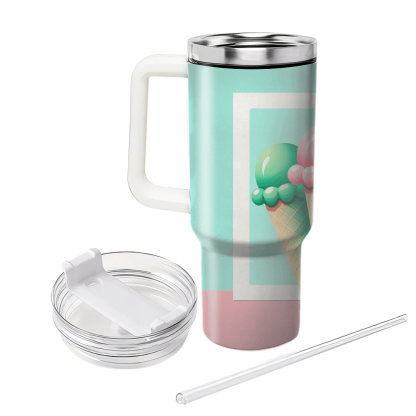 Funky Ice Cream Delight  Custom Tumblers