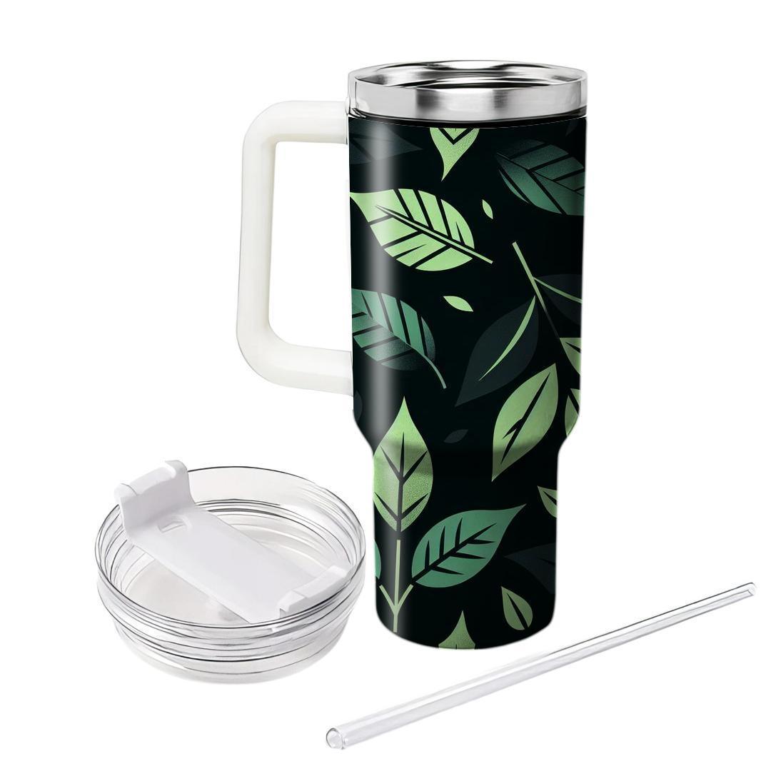 Jungle Leaf Silhouette  Tumblers For Gifts