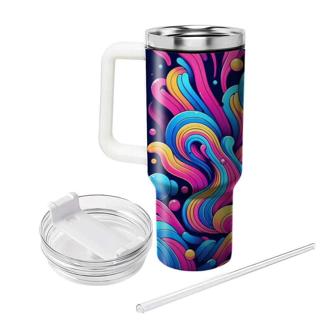  Swirls  Personalized Tumblers