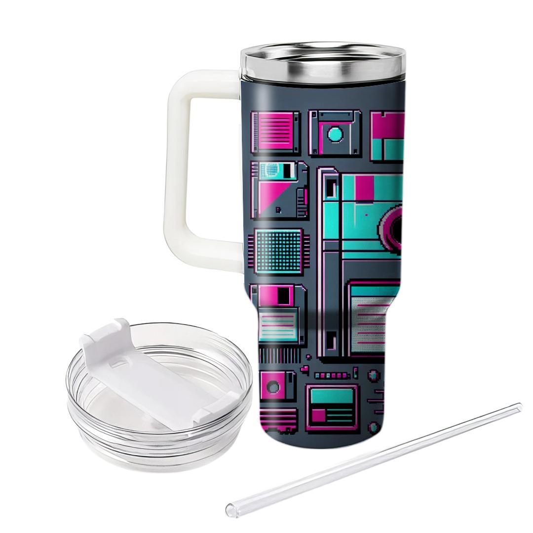 Retro Computer Screen  Unique Tumblers