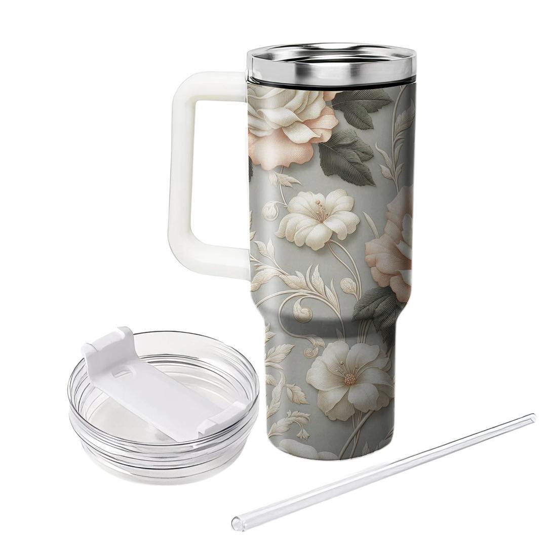 Chic Floral Lace  Unique Tumblers