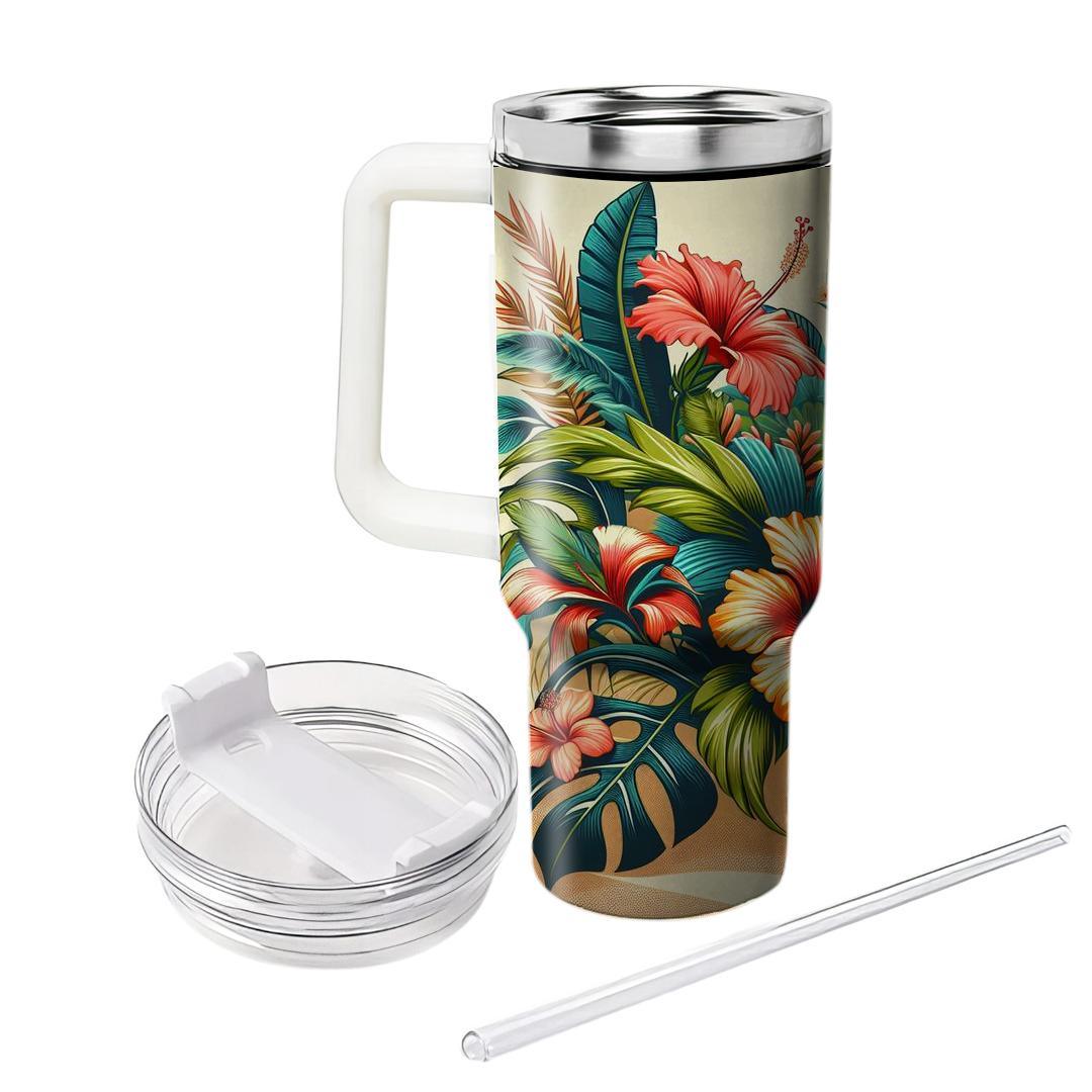 Floral Safari Adventure  Unique Tumblers