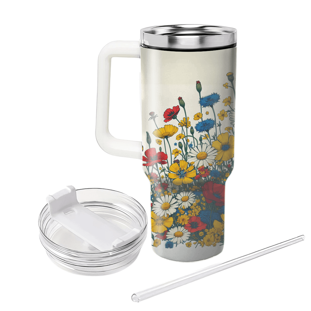 Wildflower Wanderlust  Unique Tumblers