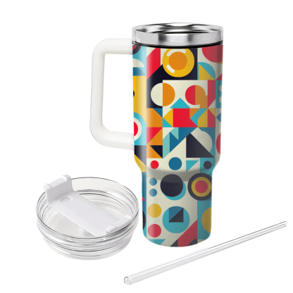 Colorful Burst Of Shapes  Insulated Tumblers